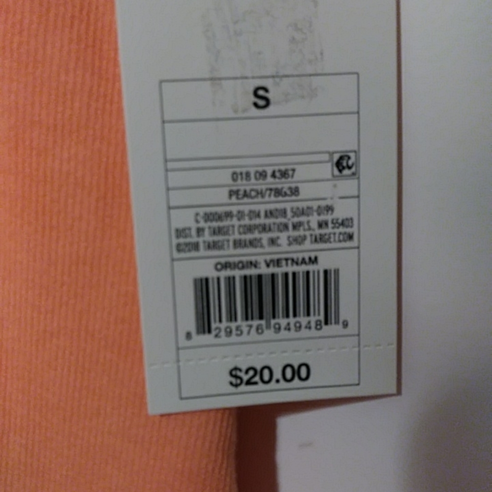 Peach summer dress with pockets - Picture 2 of 3